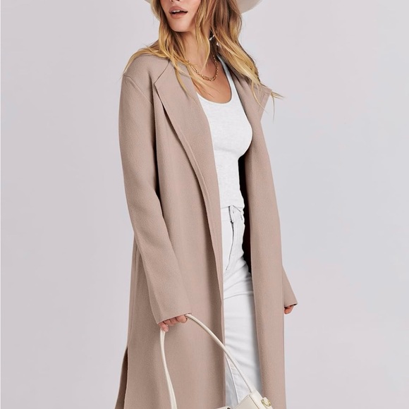 Prinbara Coat for Women Sweater Long Cardigan Loose Knit Size Medium - Picture 6 of 8